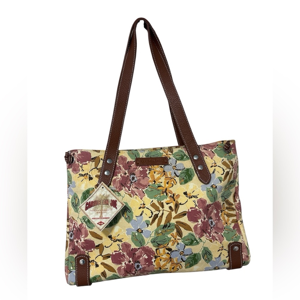 Caribbean Joe Floral shoulder bag and matching Wristlet